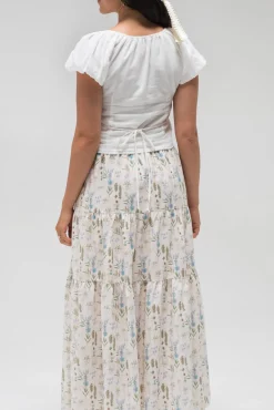 Marla Floral Tiered Skirt