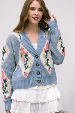 Marlow Floral Buttoned Cardigan
