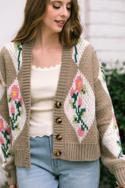 Marlow Floral Buttoned Cardigan