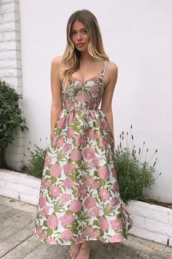 Melody Floral Midi Dress