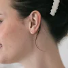 Michelle Heart Stud Earrings