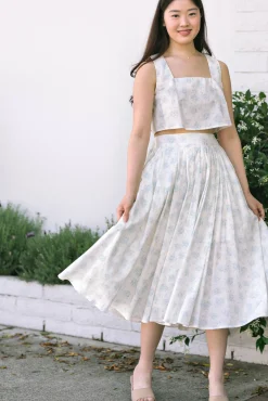 Mindy Floral Skirt Set