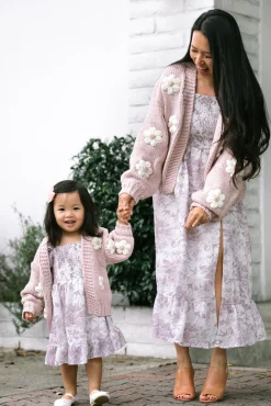 Mini Angela Floral Cardigan