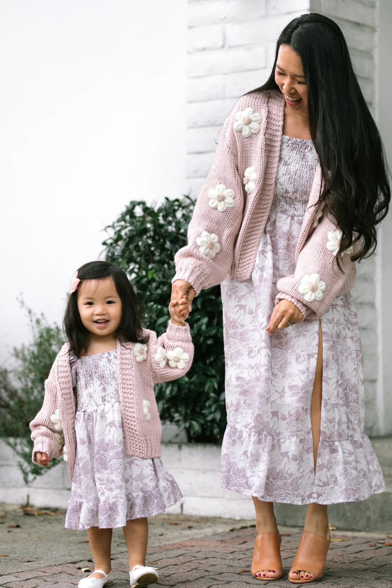 Mini Angela Floral Cardigan