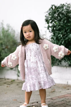 Mini Angela Floral Cardigan
