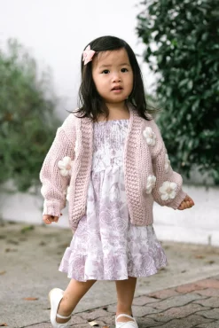 Mini Angela Floral Cardigan