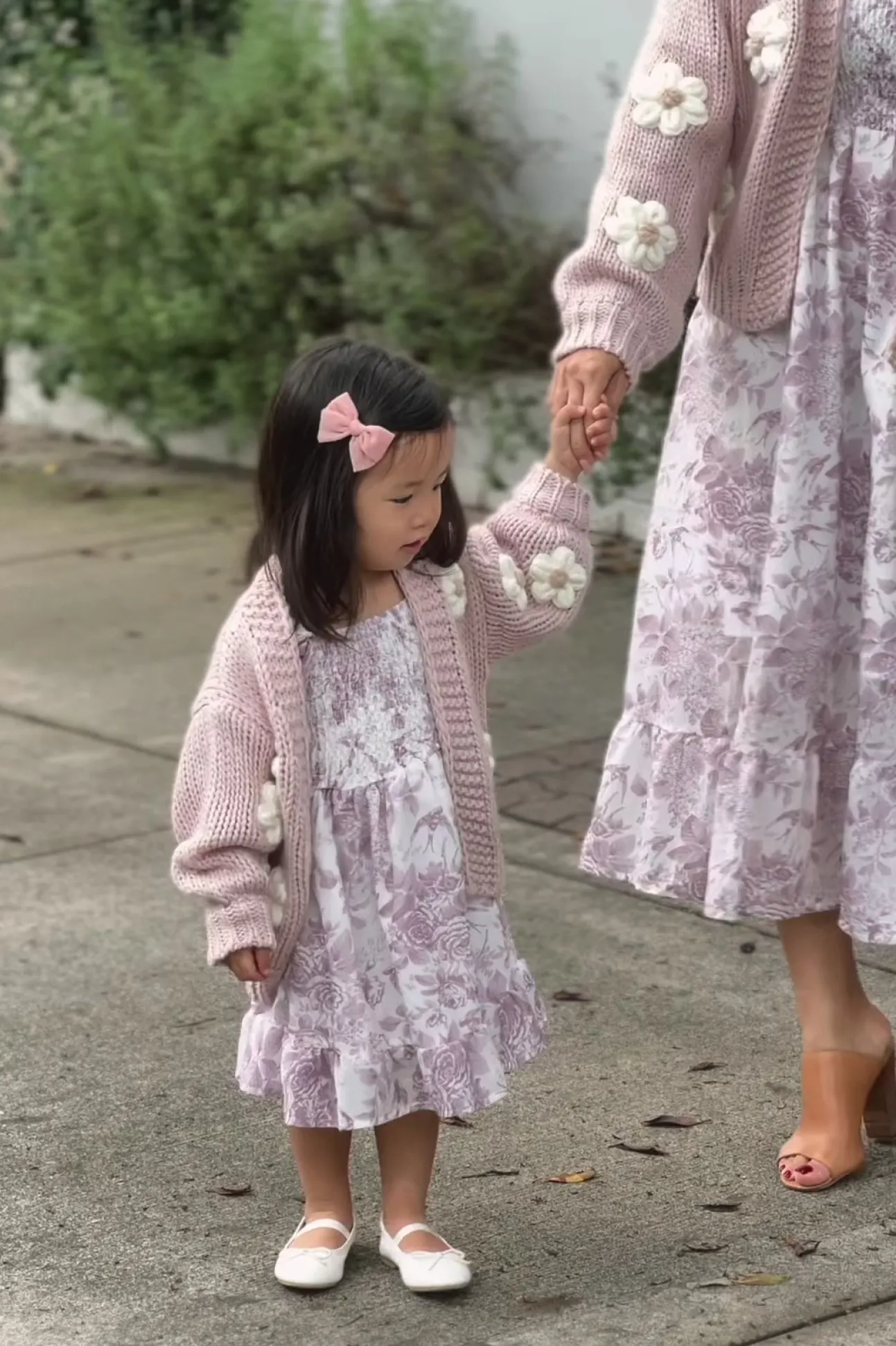 Mini Angela Floral Cardigan
