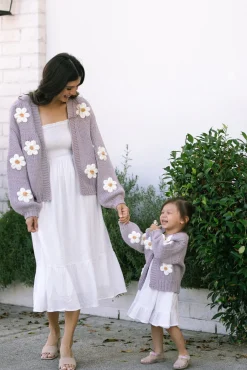 Mini Angela Floral Cardigan