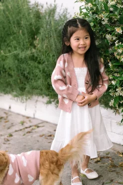 Mini Meredith Heart Cardigan