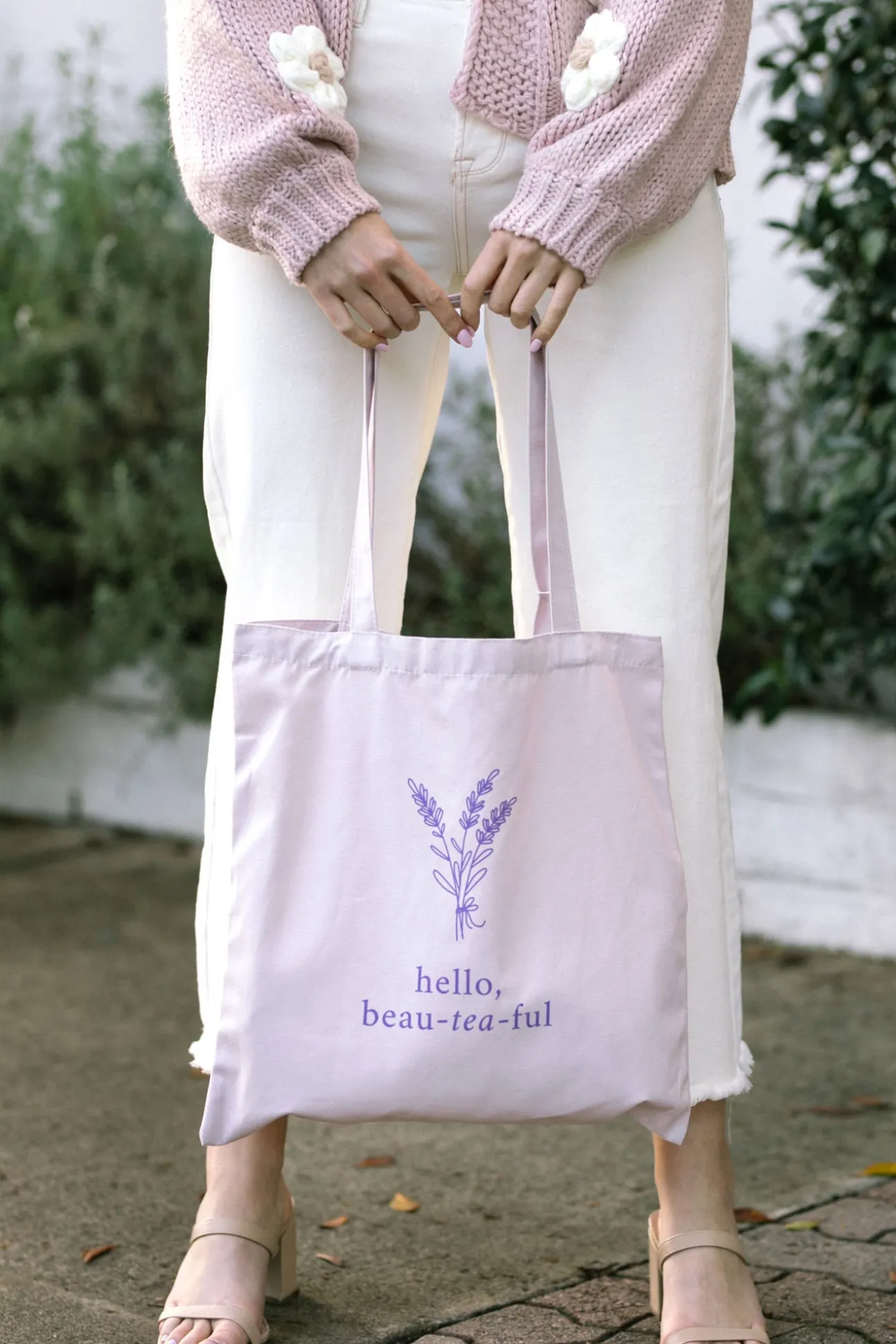 Morning Lavender Tote - Hello Beau-tea-ful