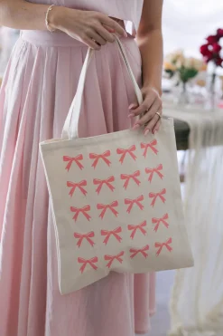 Norah Bow Canvas Tote