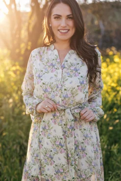 Norah Buttoned Maxi Dress