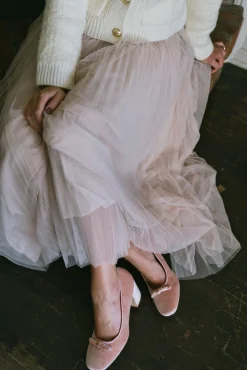 Palmer Velvet Bow Heels