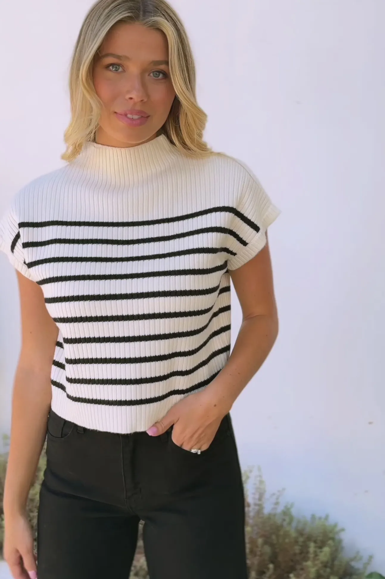 Penelope Funnel Neck Top
