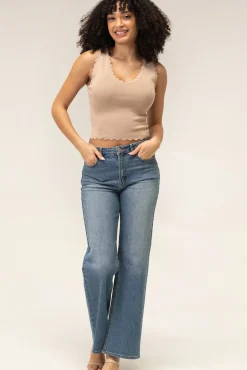 Rowan Scalloped Knit Tank