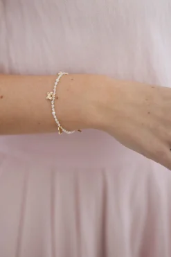 Roxie Charm Bead Stretch Bracelet