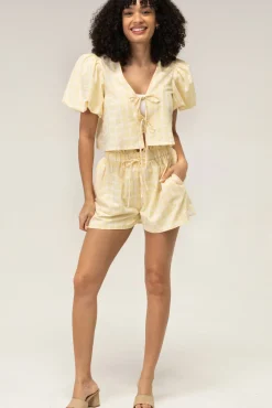 Sadie Plaid Shorts Set