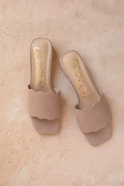 Sasha Scalloped Mules