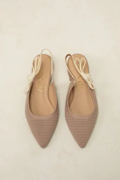 Serenity Slingback Bow Flats