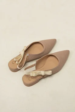 Serenity Slingback Bow Flats