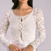 Sienna Sheer Lace Top