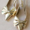 Silla Slingback Bow Heels
