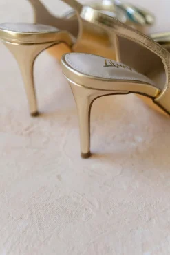 Silla Slingback Bow Heels