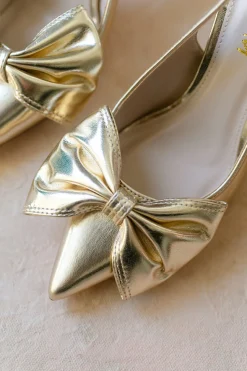 Silla Slingback Bow Heels