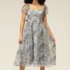 Sophia Floral Organza Dress