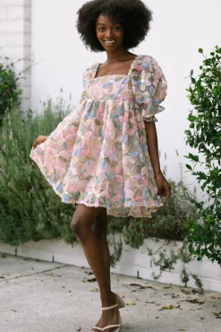 Stacy Sequin Babydoll Dress