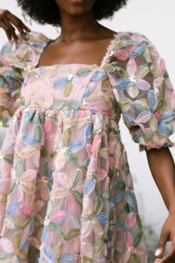 Stacy Sequin Babydoll Dress