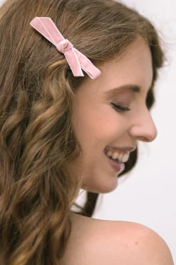 Suzy Velvet Bow Hair Clip