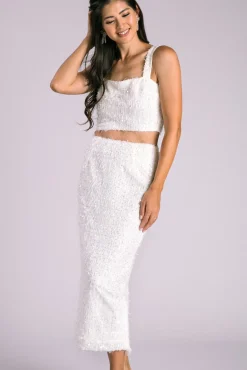 Taylor Feather Sequin Set