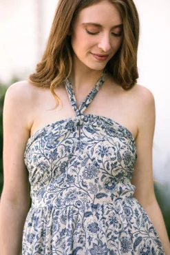 Topanga Halter Tiered Dress