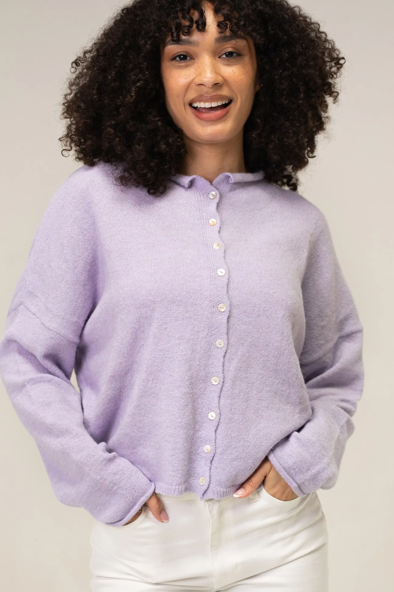 Tristen Buttoned Knit Cardigan