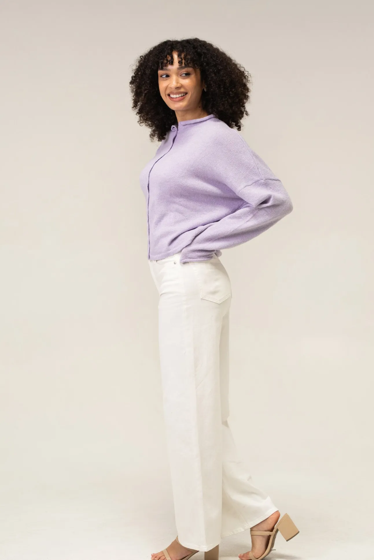 Tristen Buttoned Knit Cardigan