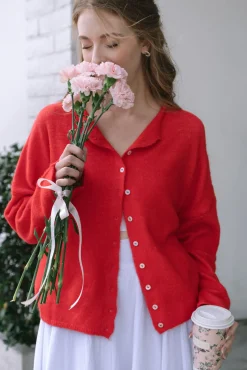 Tristen Buttoned Knit Cardigan