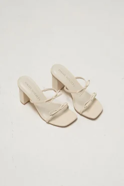 Wendy Double Strap Bow Heels
