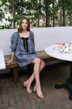 Wren Puff Sleeve Mini Dress